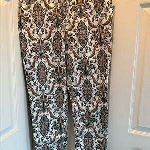 Chico's Multicolor Patterned Ankle Jeans